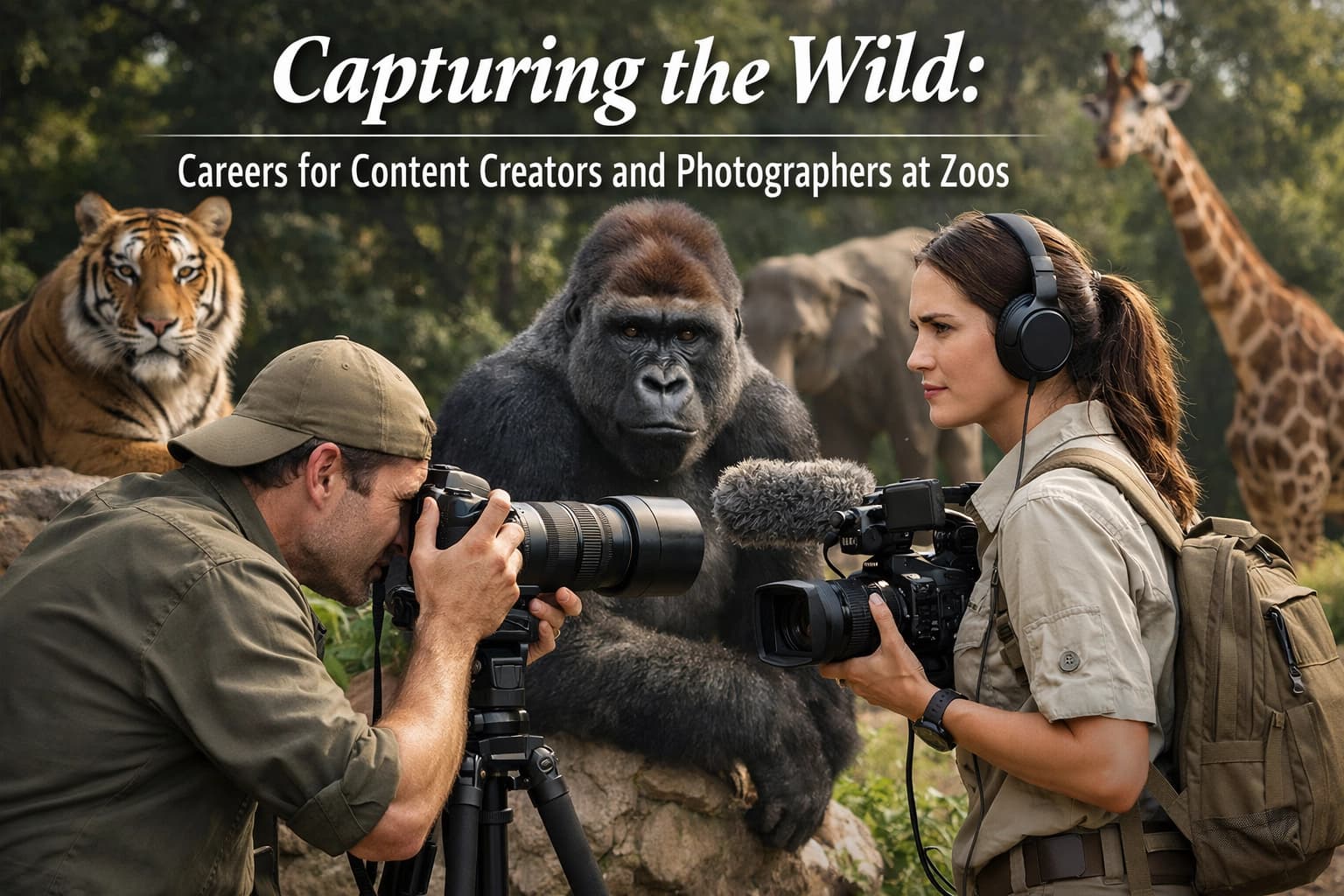 Social media management internship — content creation for zoos and aquariums